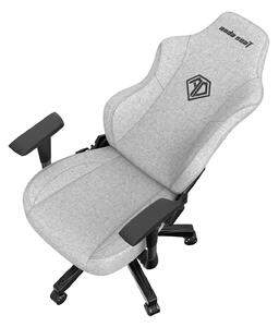 Herní židle Anda Seat Phantom 3 L Šedá lněná tkanina - Gray
