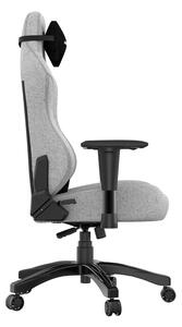 Herní židle Anda Seat Phantom 3 L Šedá lněná tkanina - Gray