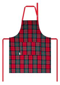 Kuchyňská zástěra TARTAN červená / zelená 944837