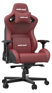 Herní židle Anda Seat Kaiser 2 XL Kaštanová PVC kůže - Maroon