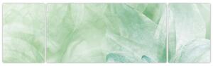 Obraz - Zelený květ (170x50 cm)
