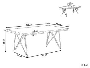 Konferenční stolek Raly (světlé dřevo). 1082066