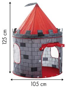 IPLAY Stan dětský rytířský hrad 105x125cm v krabici