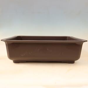 E-bonsai Bonsai miska plast MP-35 hnědá - 49 x 36 x 14,5 cm
