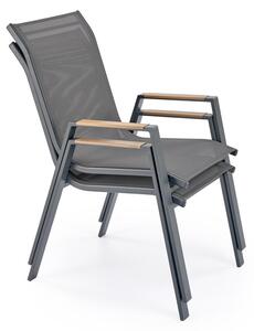 Zahradní jídelní set HOVER 1+4, šedý