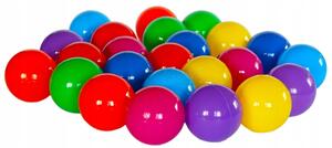 Sada různobarevných míčků do stanu a kulečníku 100 kusů