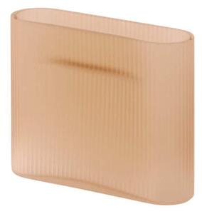 Muuto Váza Ridge H16, light orange frosted glass