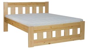 Drewmax Dřevěná postel LK119, masiv, 180x200cm borovice
