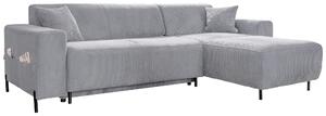 ROHOVÁ SEDAČKA, textil, světle šedá MID.YOU - Sedací soupravy, Online Only