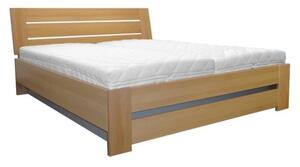 Drewmax Dřevěná postel 120x200 buk LK192 BOX buk