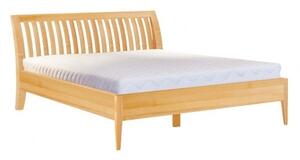 Drewmax Dřevěná postel LK191 180x200, buk masiv buk přírodní