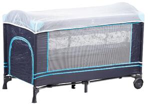Turistická postel, ohrádka s moskytiérou
