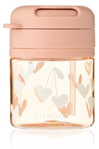 Dětská lahev s brčkem Pavia Sweethearts 280 ml