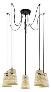 Eglo 43255 - Lustr na lanku CLAVERDON 5xE27/40W/230V