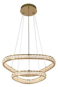 LUXERA 46152 - LED Lustr na lanku MIST LED/65W/230V 4000K zlatá
