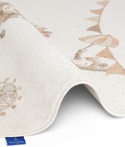 Koberec Villeroy & Boch BOHO KIDS Roar like a Lion krémový kruh