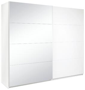ŠATNÍ SKŘÍŇ S POSUVNÝMI DVEŘM, bílá, 250/210/62 cm MID.YOU - Šatní skříně, Online Only