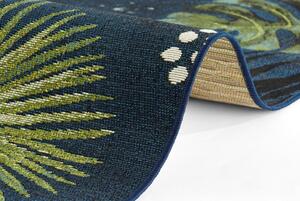 Hanse Home Collection koberce Kusový koberec Flair 105609 Tropical Dream Blue Multicolored – na ven i na doma - 80x165 cm