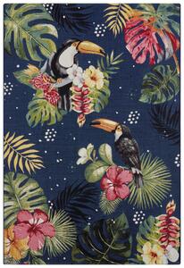 Hanse Home Collection koberce Kusový koberec Flair 105609 Tropical Dream Blue Multicolored – na ven i na doma - 80x165 cm