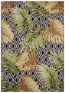 Hanse Home Collection koberce Kusový koberec Flair 105611 Diamonds and Leaves Multicolored – na ven i na doma Rozměry koberců: 80x165