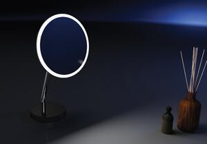 Deante Silia kosmetické zrcátko 22x39.2 cm kulatý s osvětlením chrom ADI0812