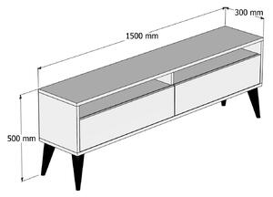 TV stolek/skříňka Berta 2 (bílá). 1088744