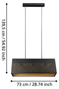 Eglo 43559 - Lustr na lanku SALLICANO 3xE27/40W/230V