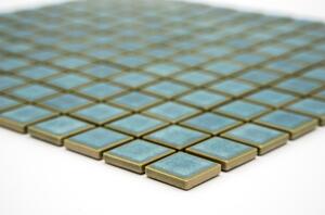 Keramická mozaika zelená 25x25mm
