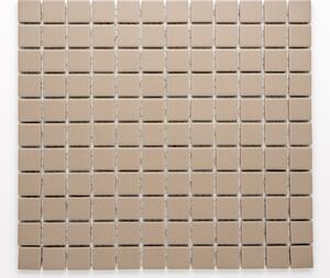 Keramická mozaika hnědá 25x25mm