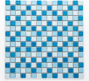 Keramická mozaika modrá 19x19mm