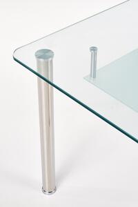 Moderní jídelní stůl Skleněná deska Transparentní ANTHONY