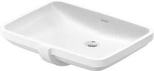 Duravit No.1 - Vestavné umyvadlo 585x455 mm, bílá 03955500282