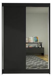 Šatní skříň LINO I šířka 120 cm - černá