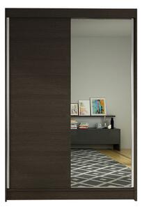 Šatní skříň LINO I šířka 120 cm - čokoláda