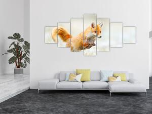 Obraz - Skákající liška (210x100 cm)