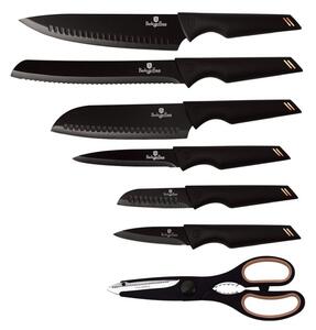 BERLINGERHAUS Sada nožů s nepřilnavým povrchem 7 ks Black Rose Collection BH-2688
