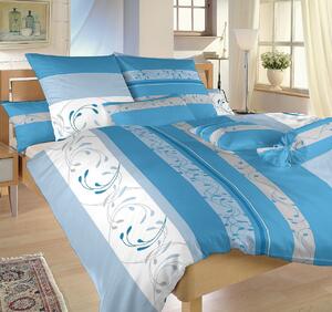 Kvalitní ložní prádlo z česané bavlny s krepovou úpravou. Krepové povlečení Slezsko modré je vhodné kombinovat s denim, světle modrým nebo bílým prostěradlem. Rozměr povlečení je 200x200, 2x70x90 cm