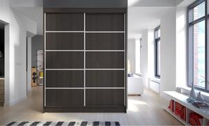 Šatní skříň CAMINO IV šířka 150 cm - čokoláda