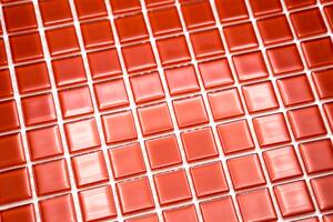 Skleněná mozaika červená 23x23mm