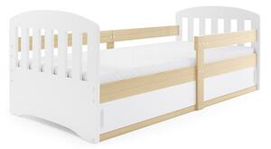 Dětská postel CLASSIC 1 160x80 cm Borovice-bílá