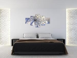Obraz - Zmrzlý květ (125x70 cm)