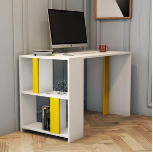 PC stolek Limba (bílá + žlutá). 1088797