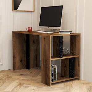 PC stolek Limba (ořech + černá). Akce -25%