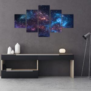 Obraz - Noční obloha (125x70 cm)