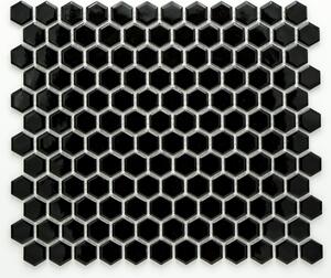 Keramická mozaika černá 23x26mm