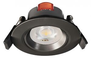 Deko-Light stropní vestavné svítidlo, SMD-68-230V-DIM-3000K-kulaté, 220-240V 6,5 W 3000 K 540 lm dopravní černá RAL 9017 565386
