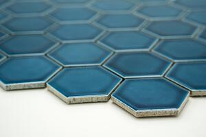 Keramická mozaika modrá 51x59mm
