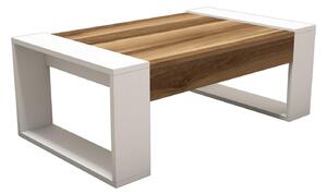 Konferenční stolek Verba (ořech + bílá). 1088828