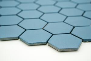 Keramická mozaika modrá 51x59mm