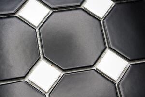 Keramická mozaika černá 97x97mm